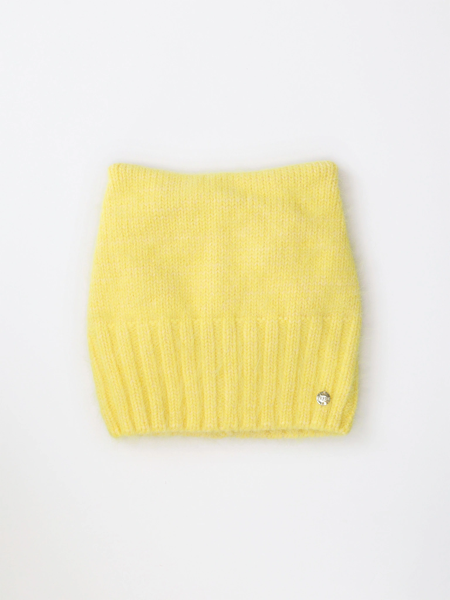 Шапка-бини из ангоры и нейлона с ушками в ассортименте